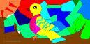 "Птичка Кати" - Компьютерная графика в редакторе Paint 