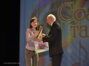 Вручение диплома лауреата Международного вокального конкурса «Созвездие талантов» Ежовой Кате