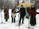 Вокальный ансамбль преподавателей на празднике Масленицы в городском парке