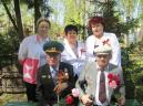 Встреча с ветеранами на мемориальном кладбище.
