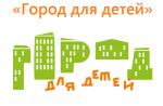 Конкурс городов России «Города для детей. 2020»