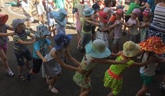 Летнее развлечение для наших воспитанников "Парад шляпок".