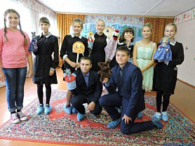 Обучающиеся МБОУ "Сосновская СОШ" в гостях со сказкой "Колобок" в детском саду