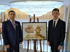 В Совете Федерации г. Москва  открылась выставка  «Региональные бренды глазами молодежи»