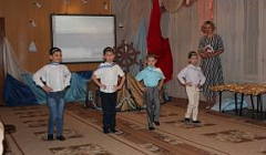 "Танец моряков" в исполнении мальчиков гр №8