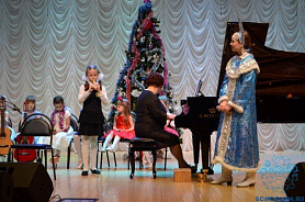 Новогодний концерт учащихся сектора педагогической практики «Играем Деду Морозу»