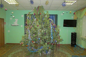 Рождественская елка в детском саду.