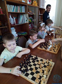 Турнир по шахматам среди воспитанников 6-7 лет.