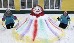 Муниципальный конкурс снежных фигур "В царстве Снежной Королевы"