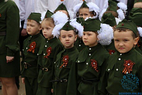Участие дошкольников в параде, посвященному 76 годовщине Великой Победы!!!
