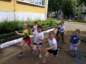Соревнования по бегу, посвященные Дню России.
