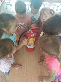 Детям о правилах пожарной безопасности. Группа "Маячок"