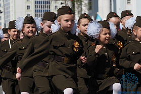 Праздничный парад в честь 77-летия Победы в Великой Отечественной войне