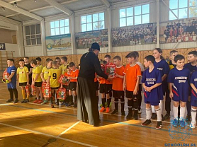 Предпасхальный турнир по мини-футболу среди детей в п. Атяшево
