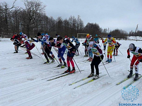 Соревнования по лыжным гонкам в п. Октябрьский, посвященные закрытию зимнего сезона