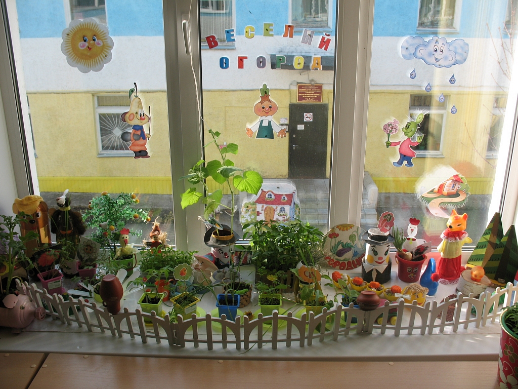Конкурс огород на окне в детском саду. Огород на окне. Огород на окошке. Композиция огород на окне.