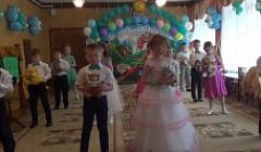 "Прощальный танец" в исполнении детей подг. гр №2